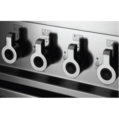 BERTAZZONI PRO9 6L 1E GI T Κουζινα Ηλεκτρική με Εστίες Αερίου 90cm Κίτρινο